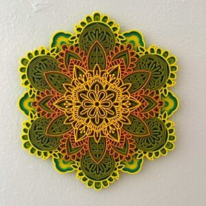 Vibrant Mandala Wall Art Decor